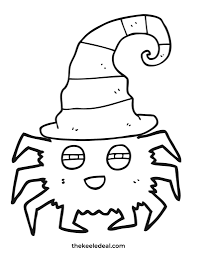Spider coloring pages for kids to print and color. The Best Halloween Coloring Page Free Printables The Keele Deal