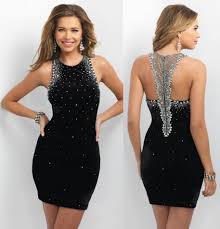 Short Black Tight Homecoming Dress With Crystals Beading Sequins 2016 Mini Wom Short Tight Prom Dresses Homecoming Dresses Short Tight Homecoming Dresses Tight