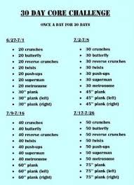 4 Week Core Challenge 30 Day Core Challenge I Think I Ll Do This After I Do The Normal 30 Abb Challenge By Kay Core Challenge Workout Challenge Fun Workouts