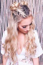 59 Amazing Braided Hairstyles For Party And Holidays Braidedhairstyles Hairstylesforparty Braidedhairstyl Summer Hair Trends Bohemian Hairstyles Hair Styles