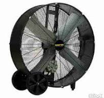 36” High Velocity Tillable Belt Driven Barrel Fan - Big Fogg