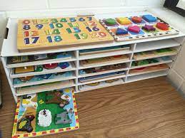We did not find results for: These Cardboard Mailboxes Work Perfectly For Puzzles Even Chunky Ones Playroom Organization Puzzle Storage Ideas Toy Rooms