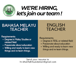 Maksud resume dalam bahasa melayu. Job Vacancy Immediate My Learning Journey Facebook