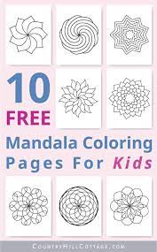 Fantasy coloring pages for adult. Mandala Coloring Pages For Kids 10 Free Printable Worksheets