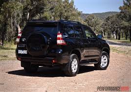 The prado is one of the smaller vehicles in the range. 2016 Toyota Landcruiser Prado 2 8 Review Video Performancedrive
