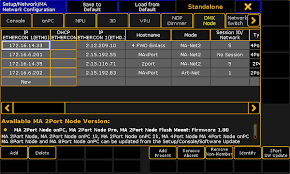 We have great options for dmx controller software for pc, including, onyx, light jockey, and onyx key. Configure The Ma Xport Nodes In The Console Grandma2 User Manual Help Pages Of Ma Lighting International Gmbh