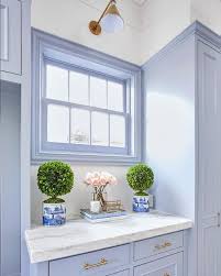 Dm us for project advice. Benjamin Moore Pikes Peak Gray Blue Paint Mud Room Caitlin Wilson The Glam Pad