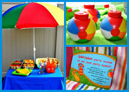 Pool party decorations can reflect the theme of your pool party or simply provide splashes of color with hanging paper lanterns. Pool Party Birthday Theme Ideas Novocom Top