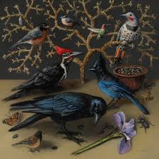 In the pacific northwest there are over 500 species, found in field, forest, desert, mountains, wetlands, and coast. Miniature Oil Painting Of Birds Of The Pacific Northwest Rebecca Luncan