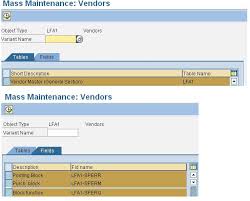 Mass Vendor Master Block Sap Blogs