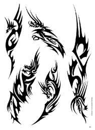 Best tribal dragon tattoo design ideas. Tattoo Tribal Dragons
