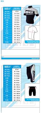 Bioracer Size Guide