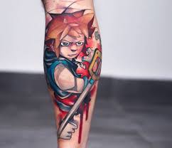 Follow your heart with this gaming tattoo design. Kingdom Heart Tattoo By Uncl Paul Knows Photo 25732