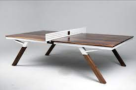 This Ping Pong Table Doubles As A Conference Or Dining Table Ping Pong Table Furniture Ping Pong