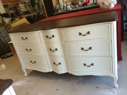 Drexel French Provincial Dresser Refinished In Annie Sloan Old White French Provincial Furniture Dresser Refinish Furniture Makeover