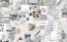 Fondos de pantalla aesthetic pc collage. Collage Cute White Aesthetic Wallpaper Novocom Top