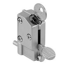 Prime Line Keyed Step On Sliding Door Lock U 9882 At The Home Depot Patio Door Locks Sliding Glass Door Sliding Patio Doors