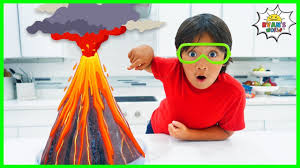 Volcano Science Experiment For Kids To Do At Home With Vinegar And Baking Soda Youtube