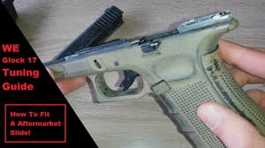 The g19 gen5 features over 20 design modifications from its gen4 predecessor, including the glock marksman barrel, an ndlc finish. We Glock 17 Tuning Guide How To Fit Aftermarket Slides Youtube