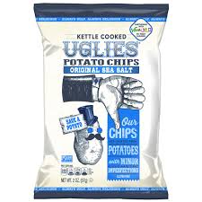 All non gmo, dairy free, gluten free and soy free. Uglies 12 Pack Kettle Cooked Sea Salt Potato Chips Gluten Free Kosher Non Gmo Office And Kids Snack Individual Lunch Snack Packs 2 Oz Bags