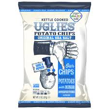 All non gmo, dairy free, gluten free and soy free. Uglies 12 Pack Kettle Cooked Sea Salt Potato Chips Gluten Free Kosher Non Gmo Office And Kids Snack Individual Lunch Snack Packs 2 Oz Bags