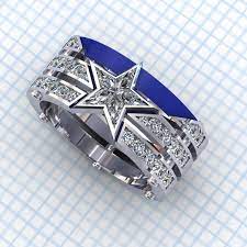 Captain Americas Team Ring Gents Dallas Cowboys Rings Dallas Cowboys Jewelry Geek Jewelry