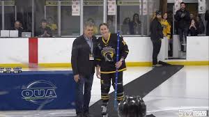 The @arthurminorlacrosse Aces bring home the U9 title at this weekend's Scott  Gerrie lacrosse tournament in Fergus! The Aces defeat Sarnia 9-3 in today's  championship game. Here's the celebration and medal presentation! #