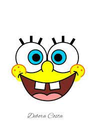 Rosto Bob Esponja Festa Do Bob Esponja Bolo Do Bob Esponja Forminha De Papel Crepom