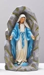 Madonna Our Lady Of Grace Garden Grotto 8 Virgin Mary Catholic Figure Nib Our Lady Arte Religiosa Recanto De Oracao