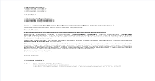 Surat Penolakan Tawaran