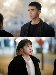 Yes the one who looks. Itaewon Class Previews Emotional Encounter Between Park Seo Joon And Kim Da Mi Kpophit Kpop Hit