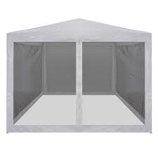 Check spelling or type a new query. Vidaxl Party Tent With 4 Mesh Sidewalls 4x3 M Black