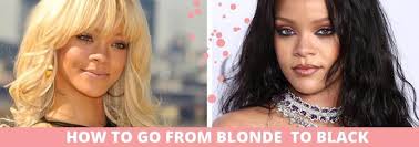 If you've never dyed your hair before, you will require less treatment. How To Go From Blonde Hair To Black Hair