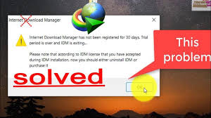 Below are the features which you'll experience after internet download manager free download. Idm Has Not Been Registered For 30 Days Trial Period Is Over And Idm Exiting Please Note That Accor Youtube