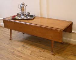 Vintage Coffee Table American Maple Country Style Drop Leaf Coffee Table Vintage Long Skinny Coffee Table Coffee Table