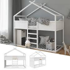 Dabei unterstützet dieser nicht nur ihre wirbelsäule, sondern sorgt auch für eine ideale belüftung ihrer matratze. Vitalispa Merlin Hochbett Weiss 90x200 Cm Inkl Lattenrost Erle Massiv Fur 369 90 Check24