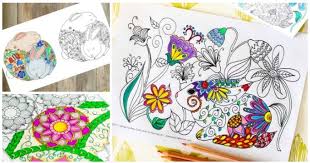 However, if you want to use spring coloring pages for adults, you just need to download the coloring pages quickly. Detailed Spring Colouring Pages For Adults And Kids Crafts On Sea