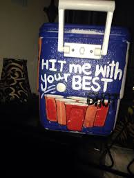 Hit Me With Your Best Shot Cooler Beer Pong Tables Beer Pong 21st Birthday