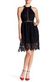Just Me Bold Lace Halter Dress Dresses Black Lace Midi Dress Nordstrom Dresses