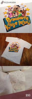 90s Vintage Paramount Kings Island T Shirt Medium Kings Island Roller Coaster Theme Vintage