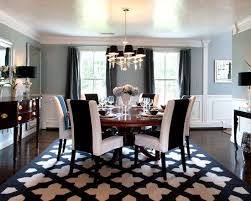 Terrific Contrast In This Stunning Black And White Dining Room Black And White Dining Room White Dining Room Beautiful Dining Rooms