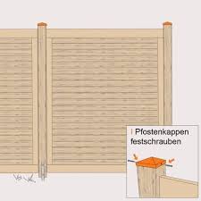 Holzzaun Mit Einschlaghulsen Leicht Selber Bauen Obi In 2020 Holzzaun Holzzaun Bauen Zaun