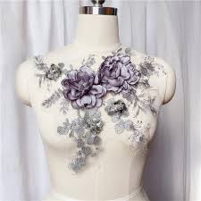 I think the next pair i do will be all flowers! Buy 3d Beaded Lace Flowers Gray Artificial Flowers Shoe Bag Clothing Decoration Manual Diy Accessories At Affordable Prices Price 8 Usd Free Shipping Real Reviews With Photos Joom