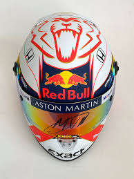 Max verstappen red bull racing formula one team. Max Verstappen Signed 1 2 Scale Helmet