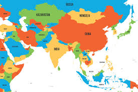 Map of southeast asia (southeastern asia). Map Of Asia Political Map Of Asia With Borders Whatsanswer