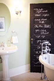 Chalkboard Decoration Ideas For Your House My Desired Home Eclectic Bathroom Chalkboard Door Old Doors