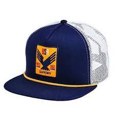 Flat Bill Snapback Twill Trucker Cap W Usa West East Patch Slw3579osnav San Diego Hat Company Trucker Cap West East