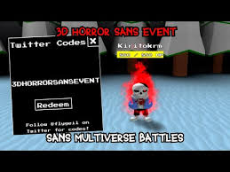 Sans multiversal battles codes wiki. Sans Multiverse Battle Codes Roblox 08 2021