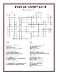 One of twelve crossword clue. Twelve Angry Men Review Crossword Puzzle By The Lit Guy Tpt
