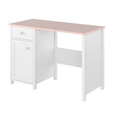 Bureau sur pied moderne pour ado fille ou garcon. Bureau Rose Pour Chambre Fille Luna Option Miroir Ou Rangements
